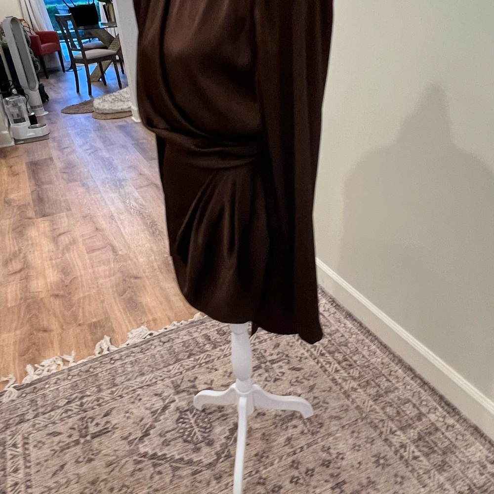 Ronny Kobo Collection Brown Long Sleeve Dress - Picture 7 of 11